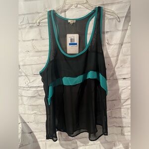 NWT Mesh Racerback Tank